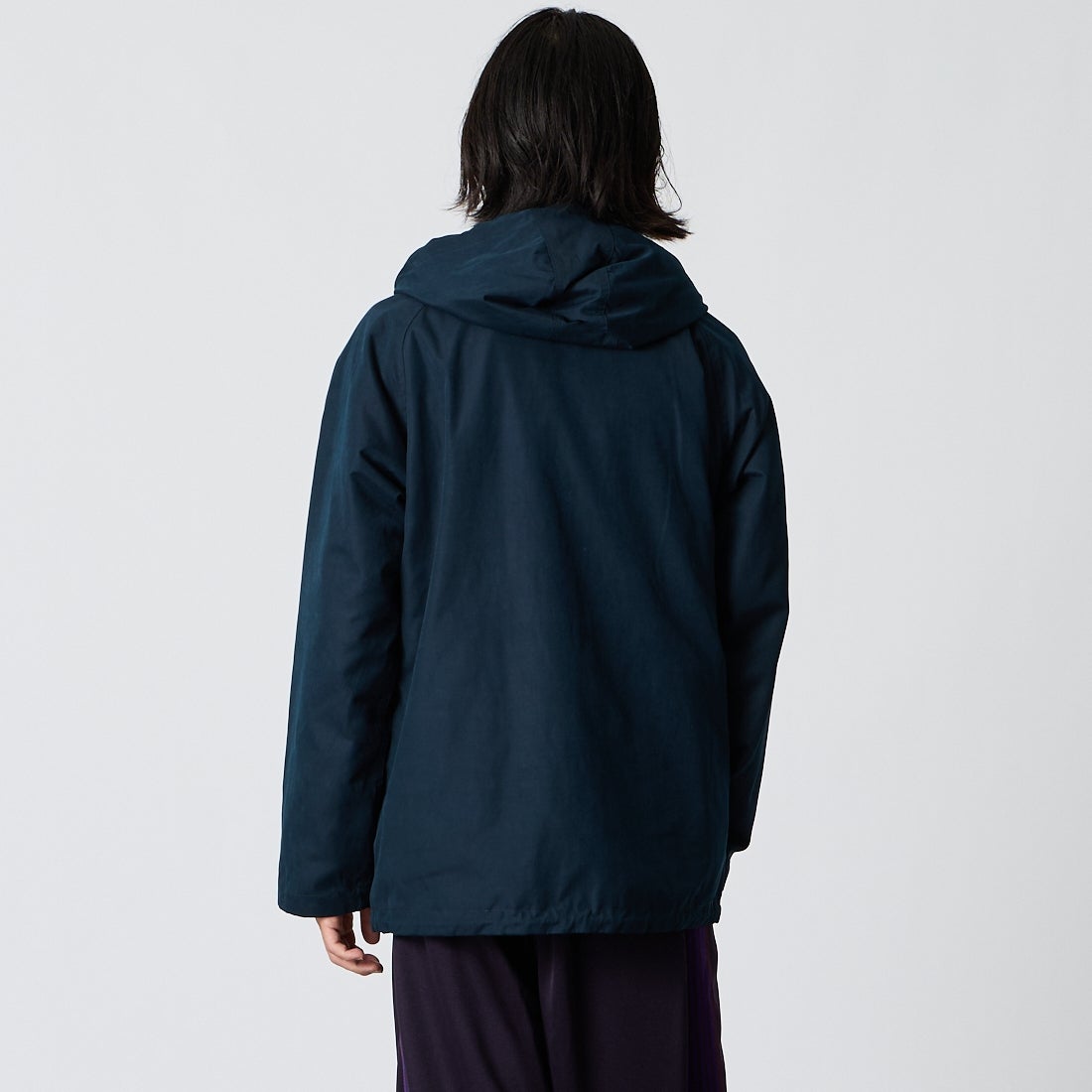 A VONTADE [アボンタージ] リバーシブルセーリングパーカー [VTD-0599-JK] 4 DK.NAVY &&モデル身長：175cm 着用サイズ：M&&