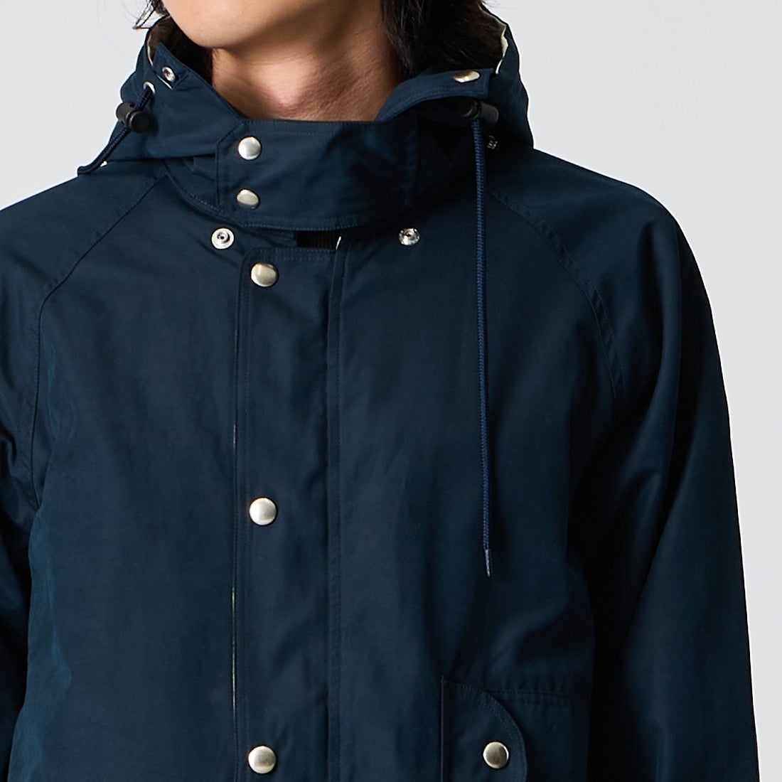 A VONTADE [アボンタージ] リバーシブルセーリングパーカー [VTD-0599-JK] 4 DK.NAVY &&モデル身長：175cm 着用サイズ：M&&