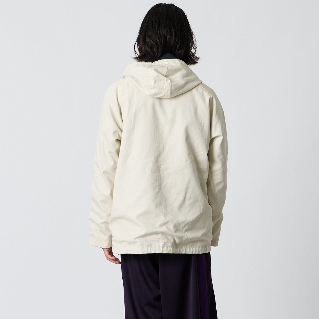 A VONTADE [アボンタージ] リバーシブルセーリングパーカー [VTD-0599-JK] 4 DK.NAVY &&モデル身長：175cm 着用サイズ：M&&