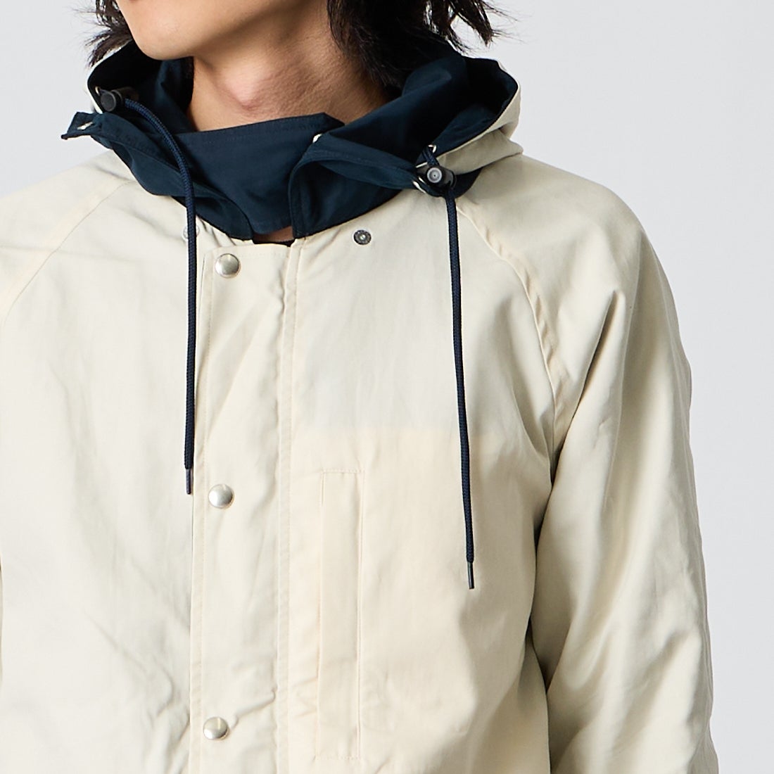 A VONTADE [アボンタージ] リバーシブルセーリングパーカー [VTD-0599-JK] 4 DK.NAVY &&モデル身長：175cm 着用サイズ：M&&
