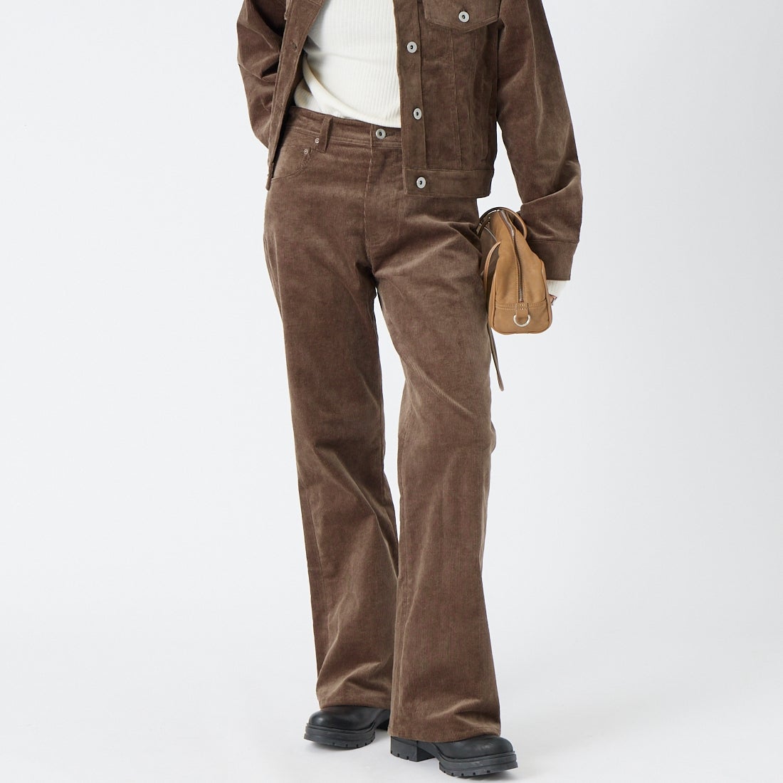BROWN&&モデル身長：162cm 着用サイズ：S&&