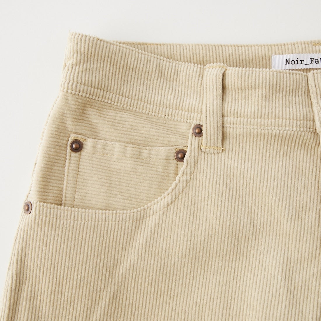 Noir Fabrik [ヌワールファブリック] コーデュロイフレアパンツ [IN43-PT-6] BEIGE