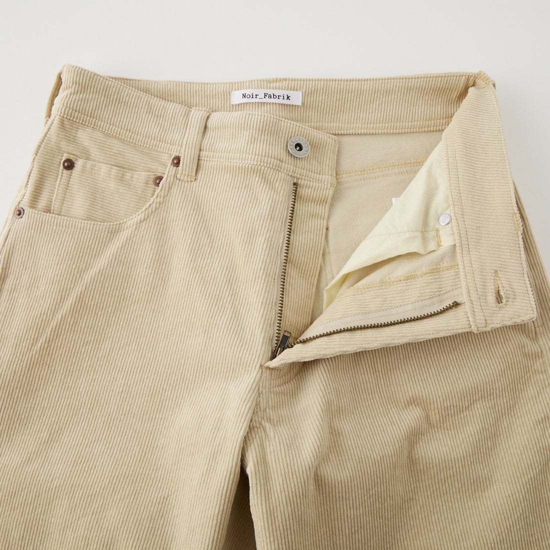Noir Fabrik [ヌワールファブリック] コーデュロイフレアパンツ [IN43-PT-6] BEIGE