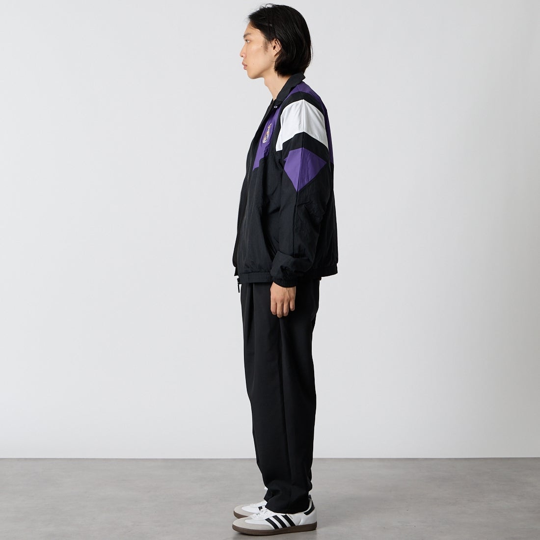 adidas Originals [アディダス オリジナルス] レアル・マドリード エキップメントトラックトップ [M2365] KG5373 &&モデル身長：175cm 着用サイズ：L&&