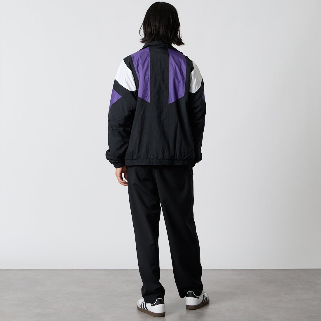 adidas Originals [アディダス オリジナルス] レアル・マドリード エキップメントトラックトップ [M2365] KG5373 &&モデル身長：175cm 着用サイズ：L&&