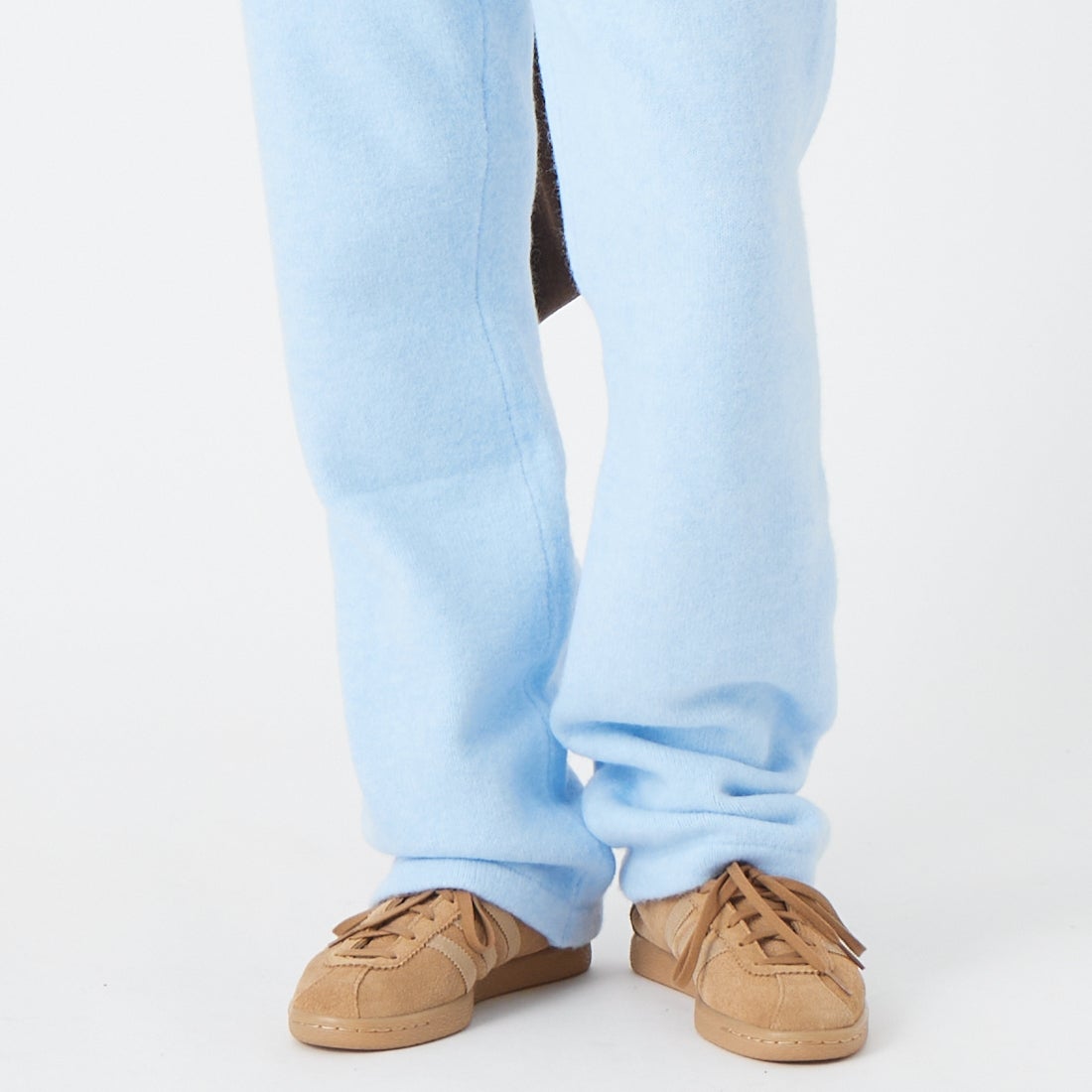 adidas Originals [アディダス オリジナルス] ニットティッピングパンツ [E4930] LF6547 &&モデル身長：162cm 着用サイズ：S&&