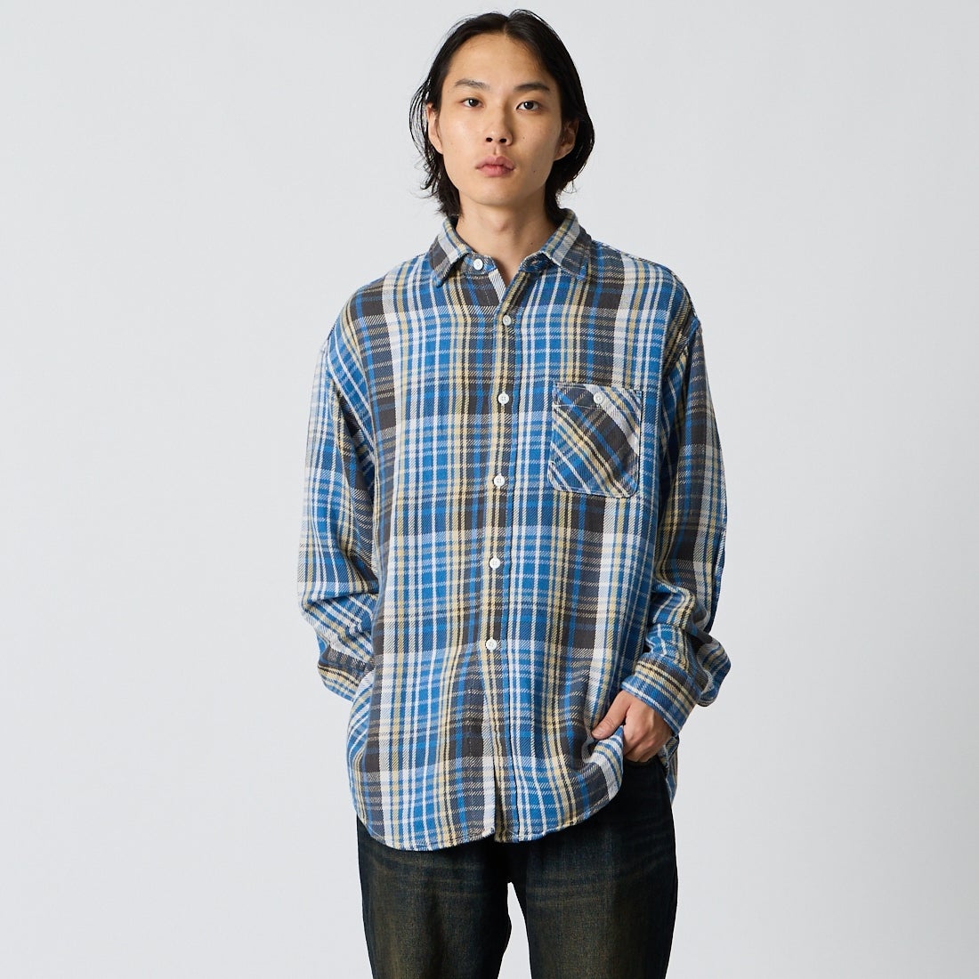 BL BLUE&&モデル身長：175cm 着用サイズ：M&&