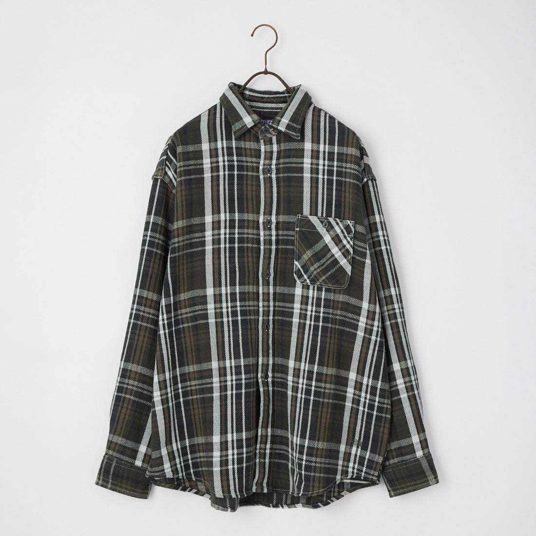 THE NORTH FACE PURPLE LABEL [ザ ノースフェイス パープルレーベル] フランネルプレイドフィールドシャツ [N26FG048] AH ASPHALT