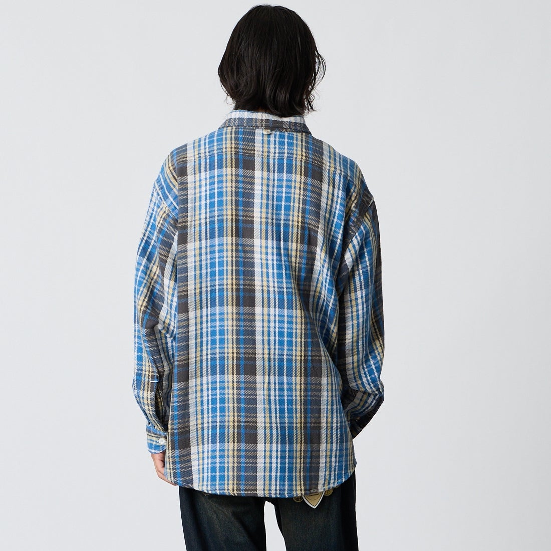 THE NORTH FACE PURPLE LABEL [ザ ノースフェイス パープルレーベル] フランネルプレイドフィールドシャツ [N26FG048] BL BLUE