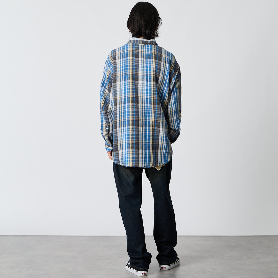 THE NORTH FACE PURPLE LABEL [ザ ノースフェイス パープルレーベル] フランネルプレイドフィールドシャツ [N26FG048] BL BLUE