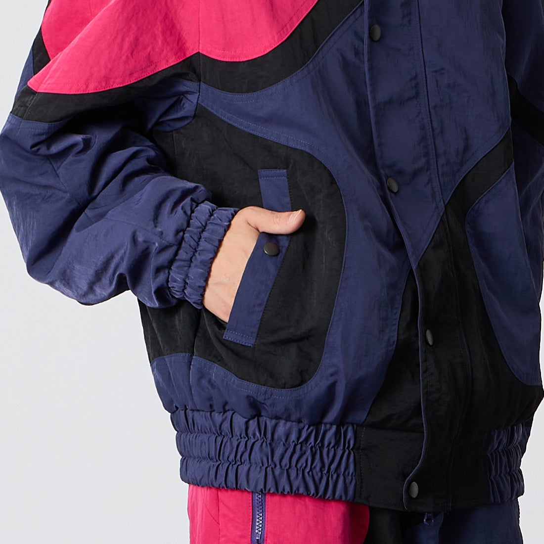 SHIDEN [シデン] マルチカラージャケット [TY662] A PURPLE &&モデル身長：175cm 着用サイズ：M&&