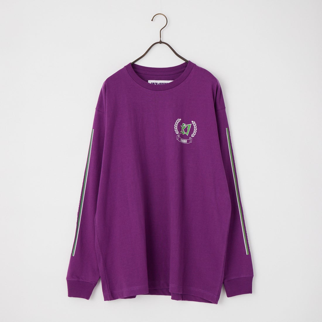 SHIDEN [シデン] ロゴロングスリーブTシャツ [TY678] PURPLE