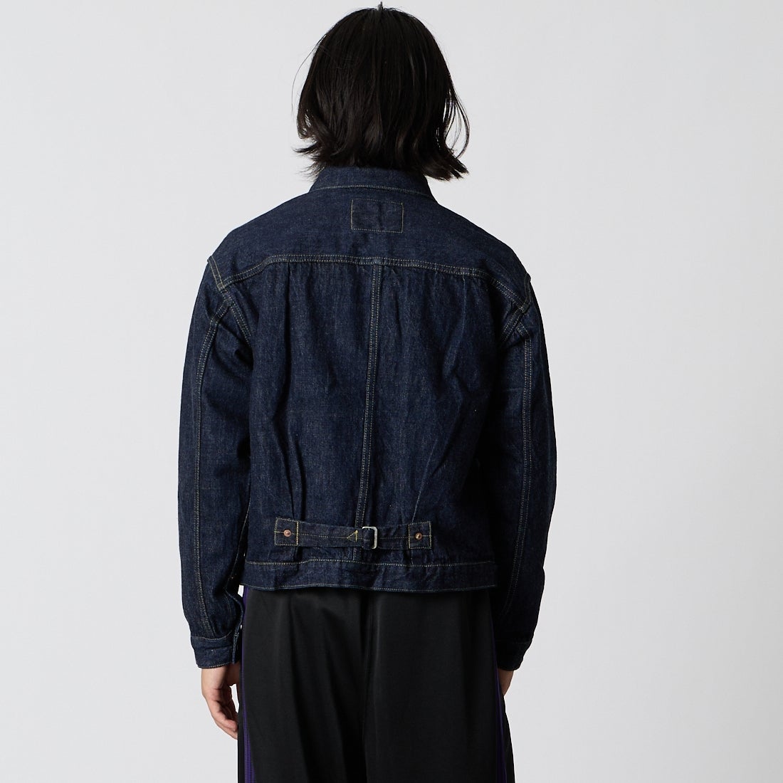 REMI RELIEF [レミレリーフ] 12oz 大戦モデルジャケット [RN1017SDR] ONE WASH &&モデル身長：175cm 着用サイズ：M&&