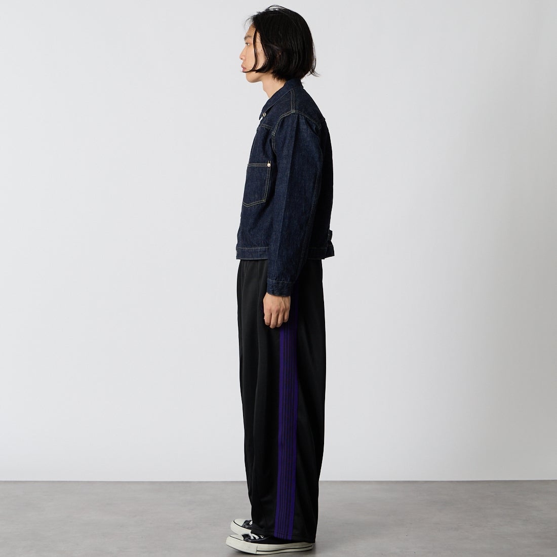 REMI RELIEF [レミレリーフ] 12oz 大戦モデルジャケット [RN1017SDR] ONE WASH &&モデル身長：175cm 着用サイズ：M&&