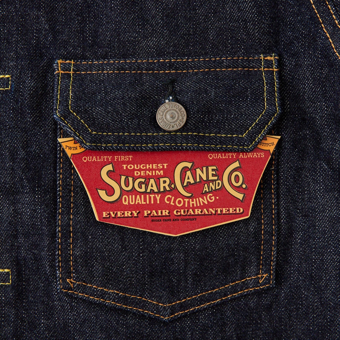 SUGAR CANE [シュガーケーン] 14.25ozデニムジャケット 1953モデル [SC11953]  421 A.NAVY