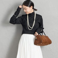 09 BLACK&&モデル身長：150cm 着用サイズ：F&&