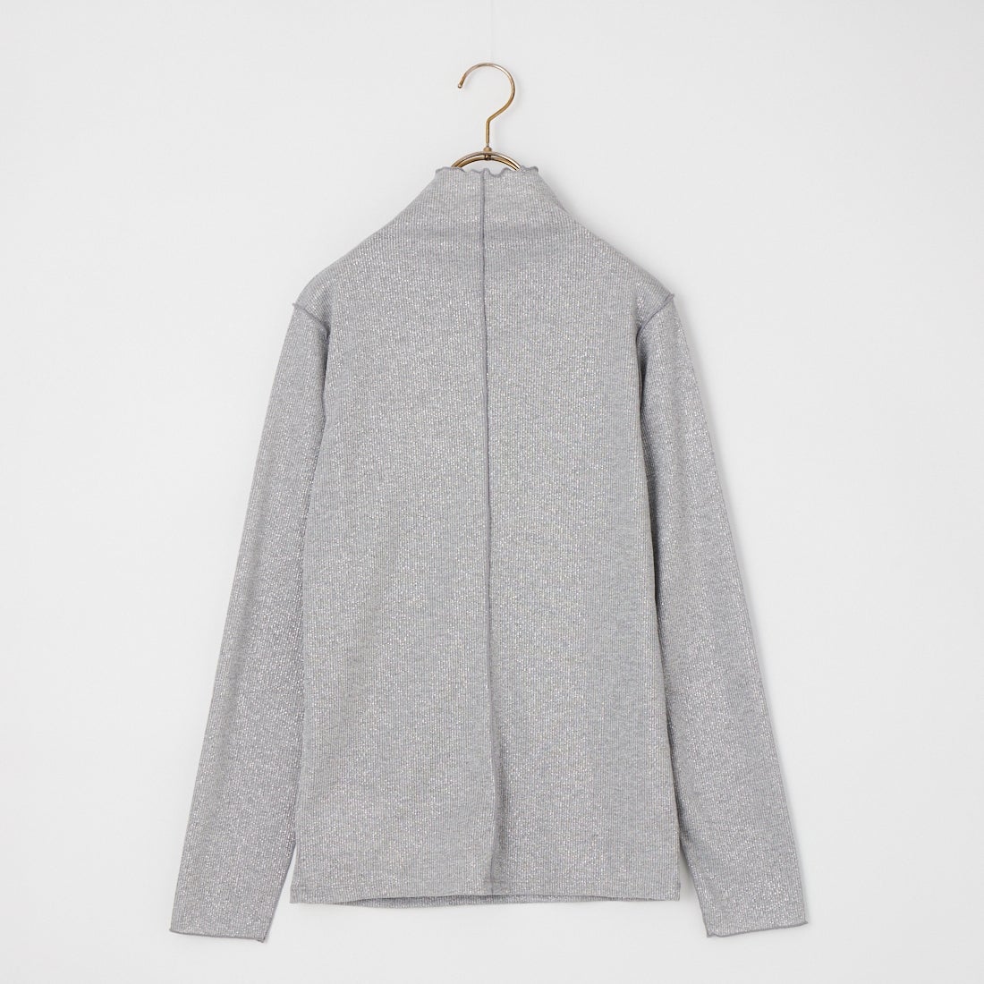 Maison de L'allure [メゾン ドゥ ラリュール] ハイネックラメニットソー [M26332013] 07 GRAY