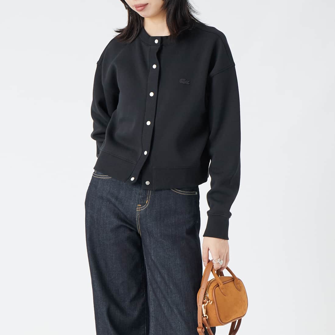 031 BLACK&&モデル身長：162cm 着用サイズ：36&&