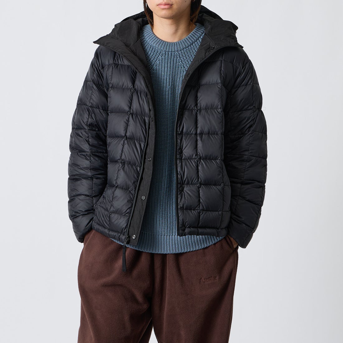 BLACK&&モデル身長：177cm 着用サイズ：L&&