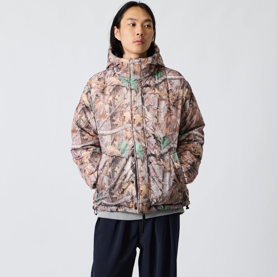 REAL TREE&&モデル身長：175cm 着用サイズ：L&&