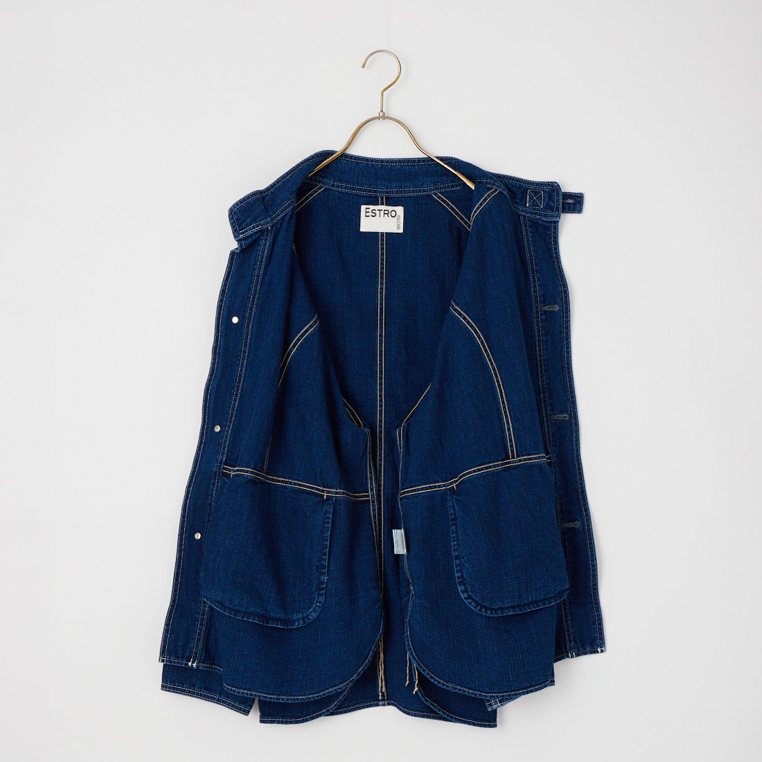 ESTROISLOSE [エストゥロワルーズ] インディゴへリンボーンジャケット [EB26304-B] 795 INDIGO