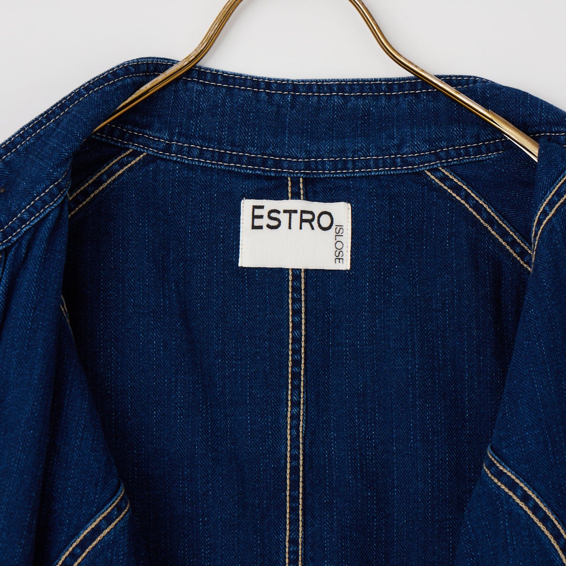 ESTROISLOSE [エストゥロワルーズ] インディゴへリンボーンジャケット [EB26304-B] 795 INDIGO