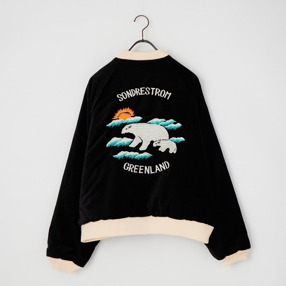 THRIFTY LOOK [スリフティールック] サンドストームスーベニアジャケット [TL26F001] BLACK VELO