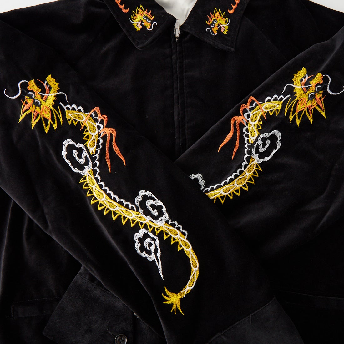 THRIFTY LOOK [スリフティールック] オキナワスーベニアジャケット [TL26F004] BLACK VELO