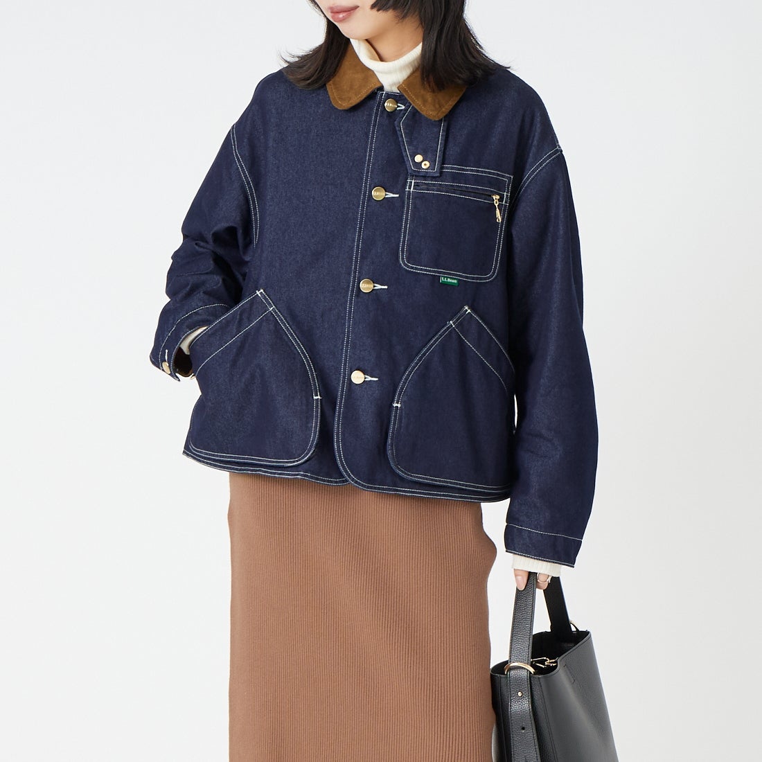 60 BLUE&&モデル身長：162cm 着用サイズ：M&&
