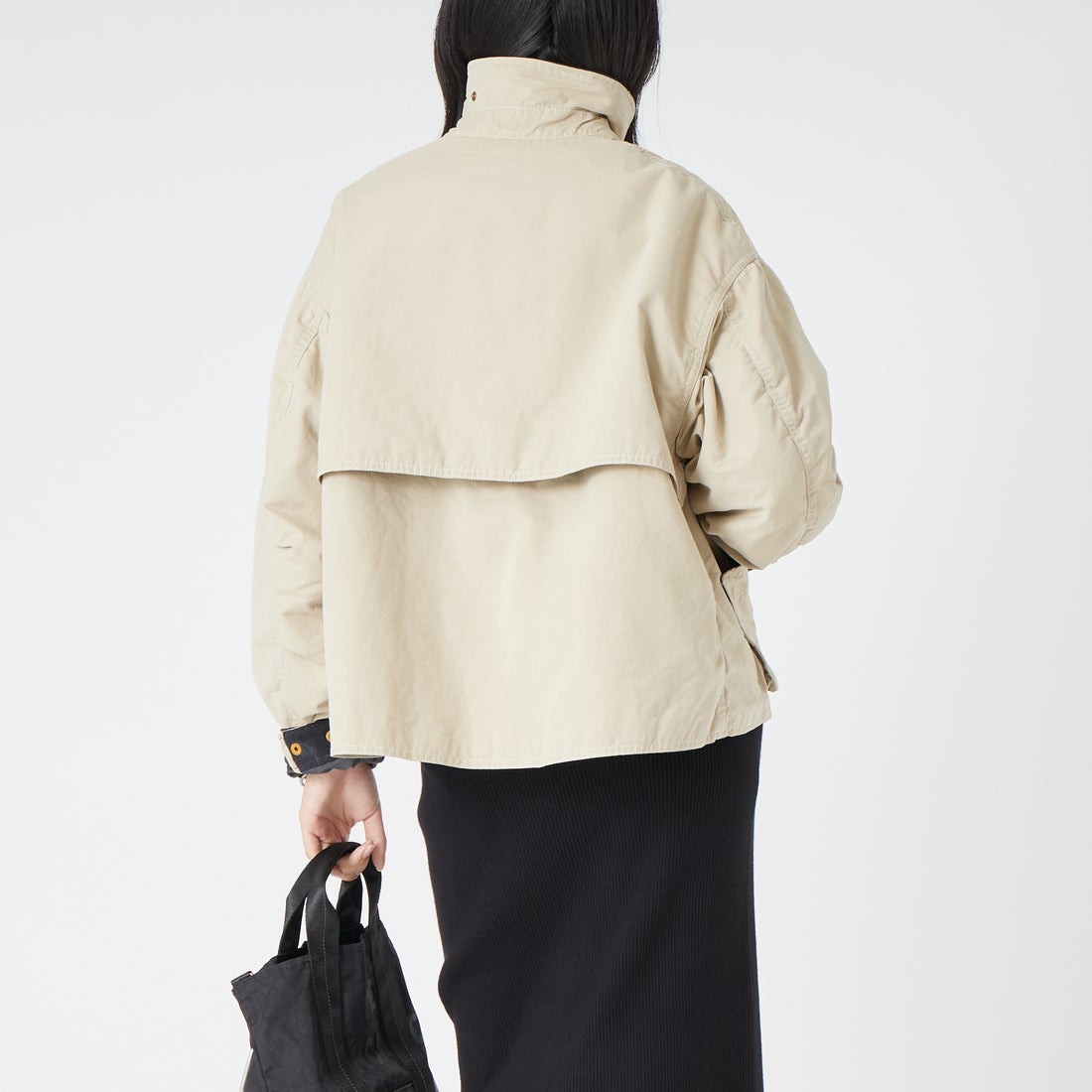 L.L.BEAN [エルエルビーン] ビーンズ フィールド コート インサレーテッド [6575-6140] 71 LT.BEIG &&モデル身長：162cm 着用サイズ：M&&