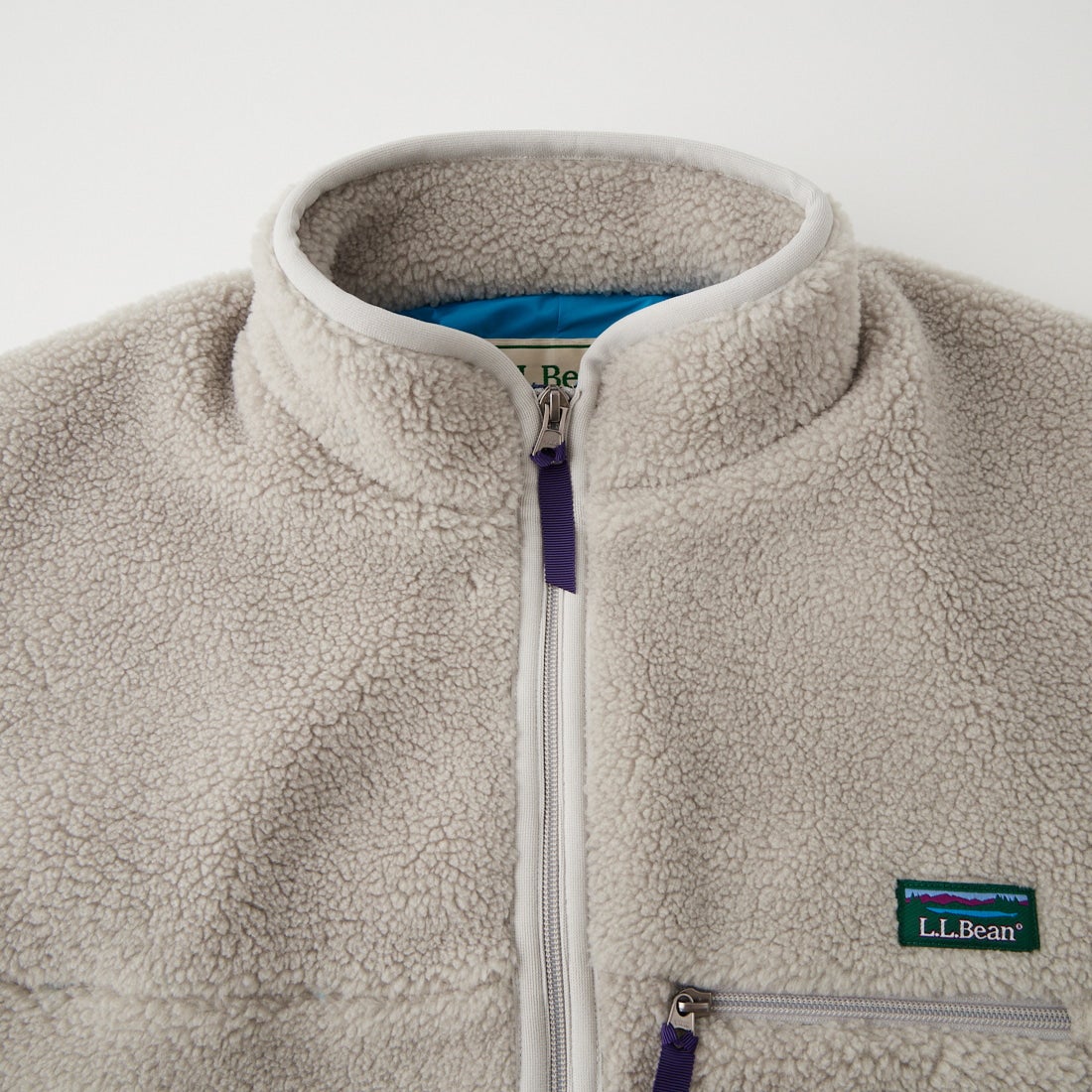 L.L.BEAN [エルエルビーン] トップシャム ボア フリース ジャケット [6575-6135] 69 SILVER