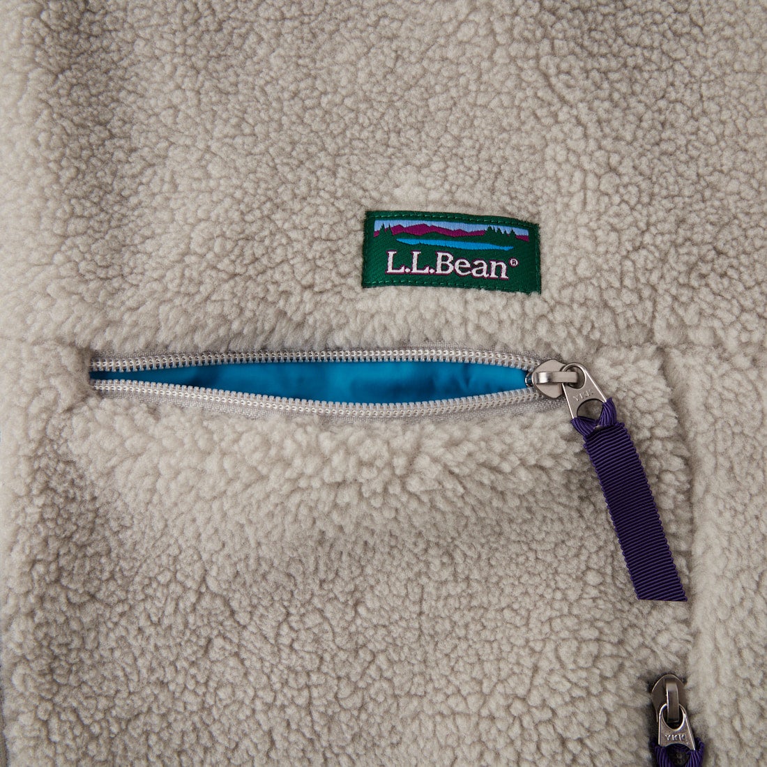 L.L.BEAN [エルエルビーン] トップシャム ボア フリース ジャケット [6575-6135] 69 SILVER