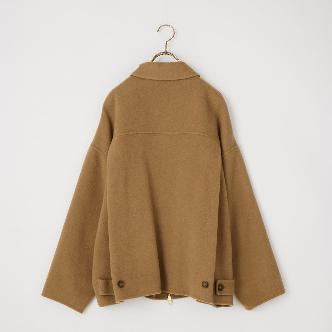 MICA&DEAL [マイカアンドディール] ダブルフェイスジップブルゾン [0126306105] CAMEL