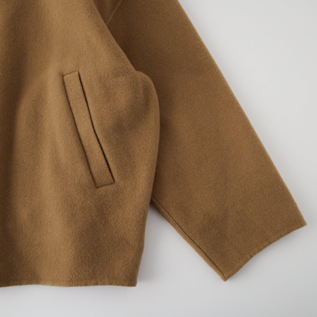 MICA&DEAL [マイカアンドディール] ダブルフェイスジップブルゾン [0126306105] CAMEL