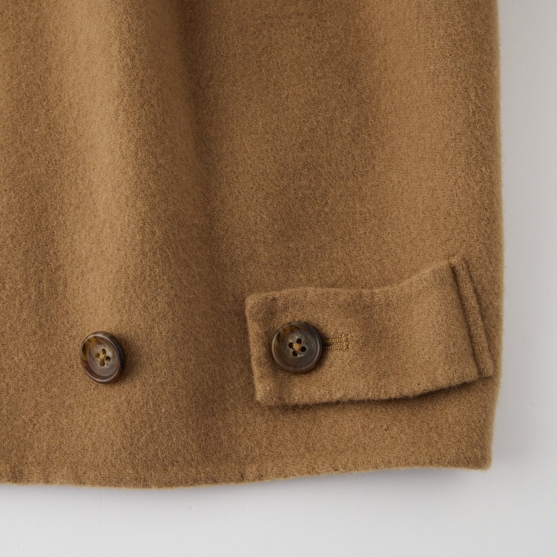 MICA&DEAL [マイカアンドディール] ダブルフェイスジップブルゾン [0126306105] CAMEL