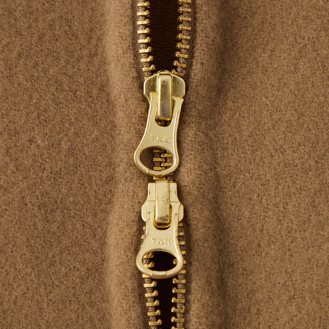 MICA&DEAL [マイカアンドディール] ダブルフェイスジップブルゾン [0126306105] CAMEL