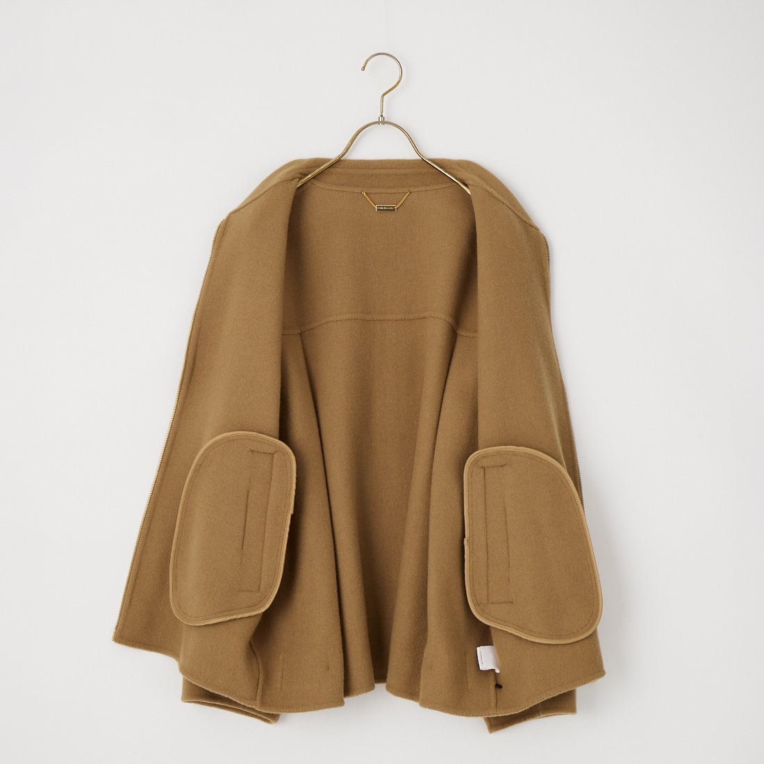 MICA&DEAL [マイカアンドディール] ダブルフェイスジップブルゾン [0126306105] CAMEL
