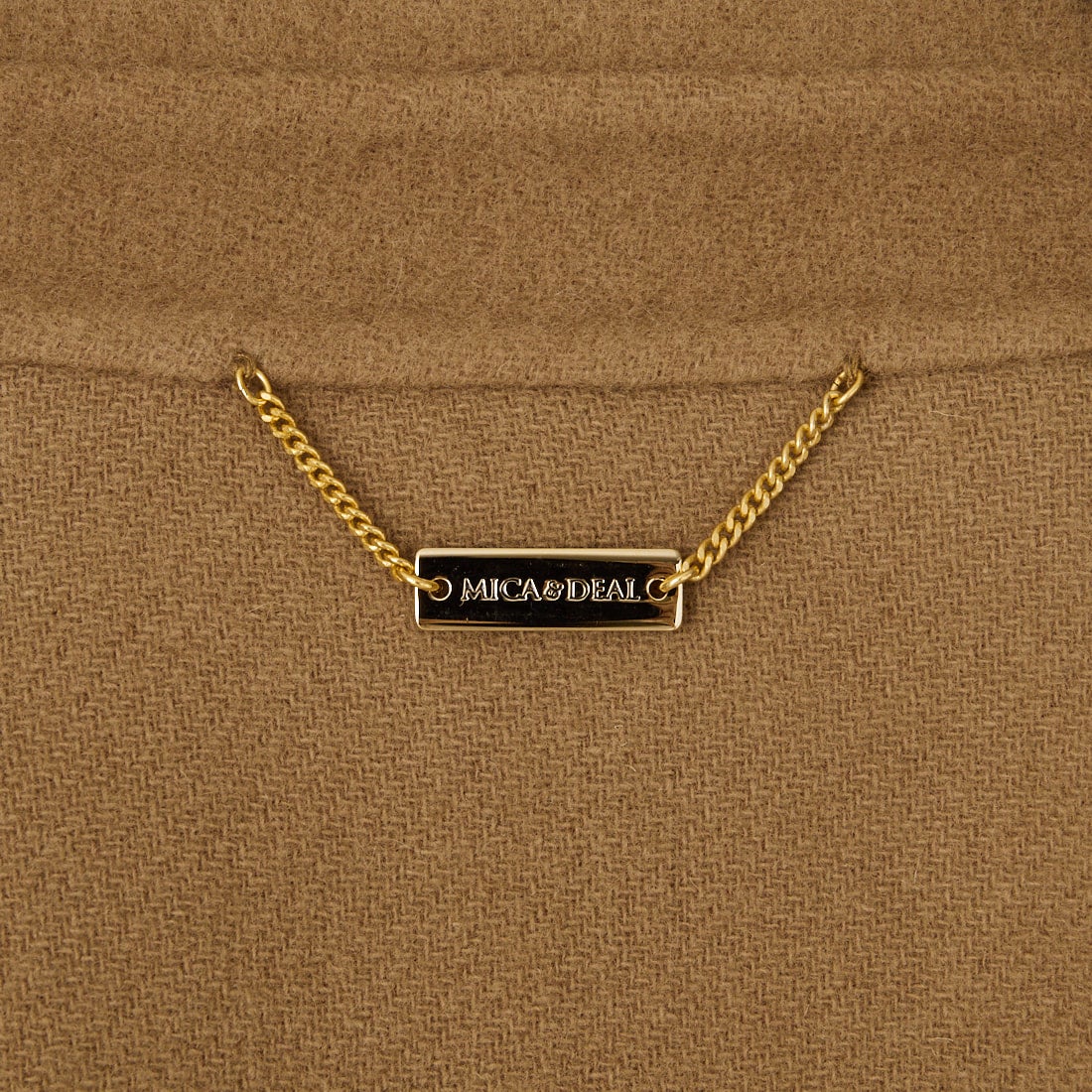 MICA&DEAL [マイカアンドディール] ダブルフェイスジップブルゾン [0126306105] CAMEL