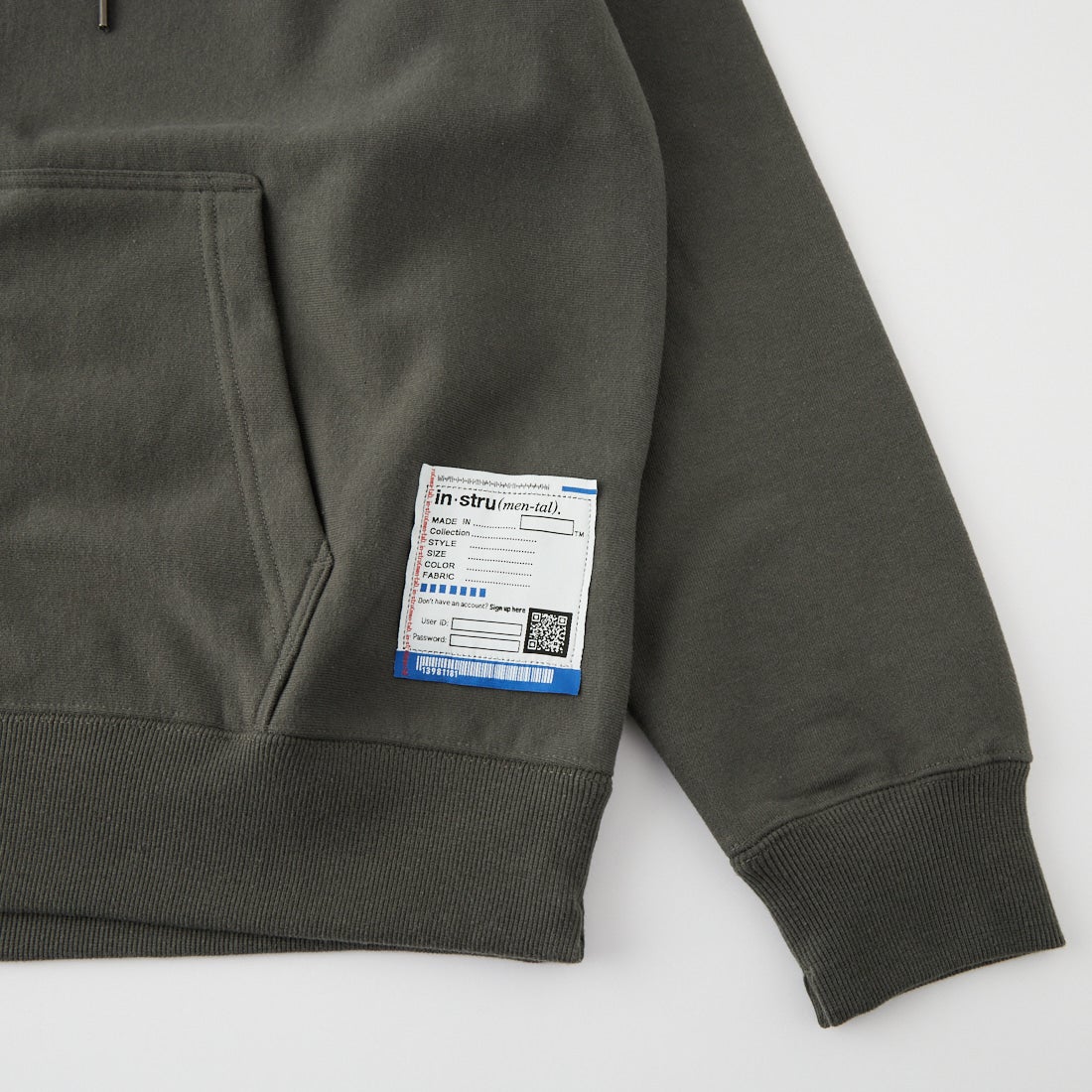 Maison MIHARA YASUHIRO [メゾン ミハラヤスヒロ] フレンチテリージップアップフーディ [I17PK531] DK.GRAY