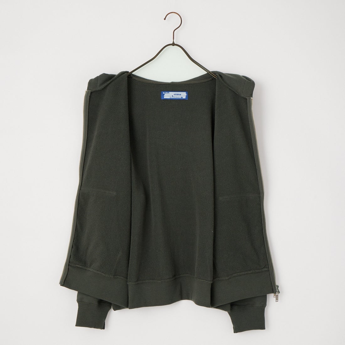 Maison MIHARA YASUHIRO [メゾン ミハラヤスヒロ] フレンチテリージップアップフーディ [I17PK531] DK.GRAY