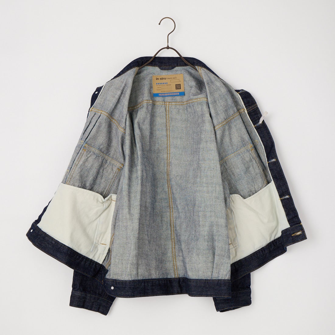 Maison MIHARA YASUHIRO [メゾン ミハラヤスヒロ] ワンウォッシュ セルビッジデニムジャケット [I17BL024] INDIGO