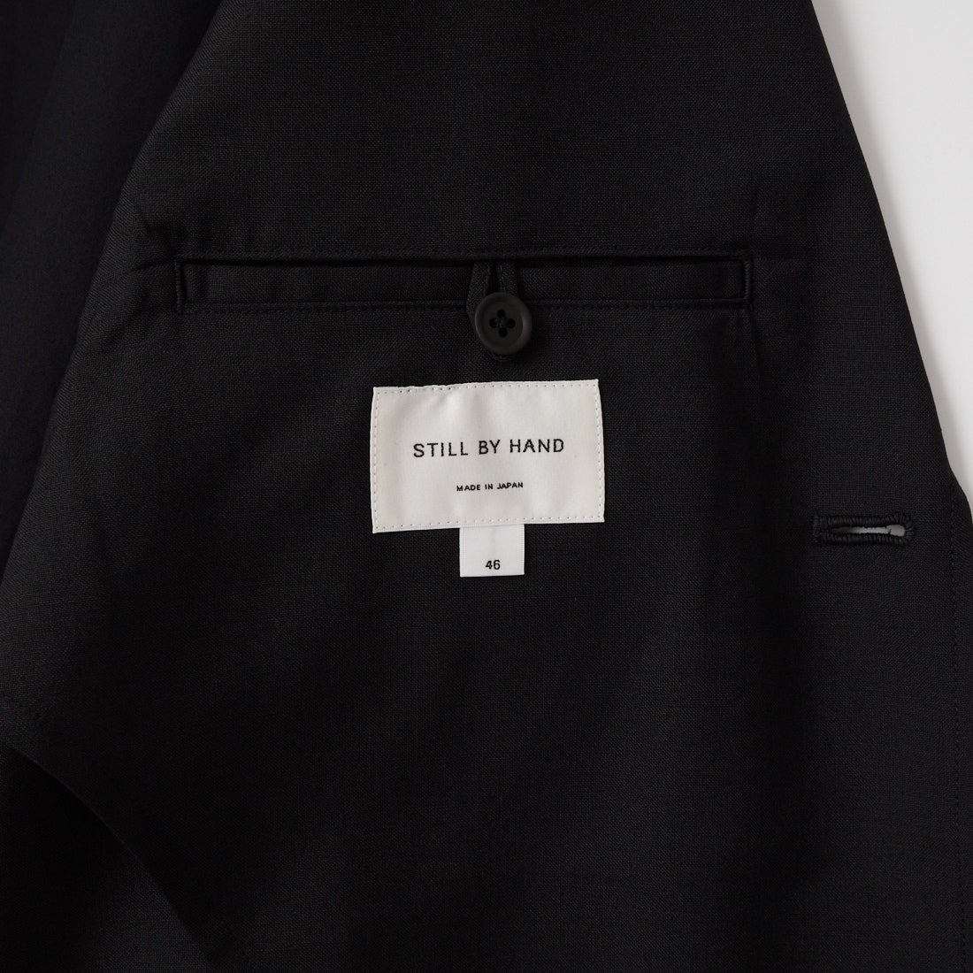 STILL BY HAND [スティルバイハンド] リラックス 2ボタンジャケット [JK01263] INK BLACK
