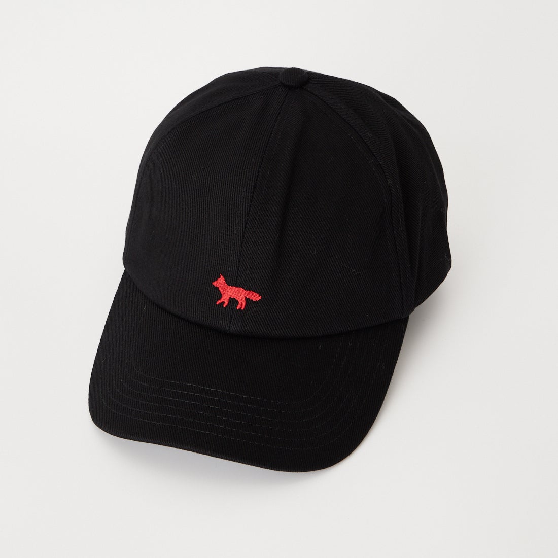 MAISON KITSUNE [メゾン キツネ] プロフィール フォックス キャップ [MRUAH04WW0096] P199 BLACK