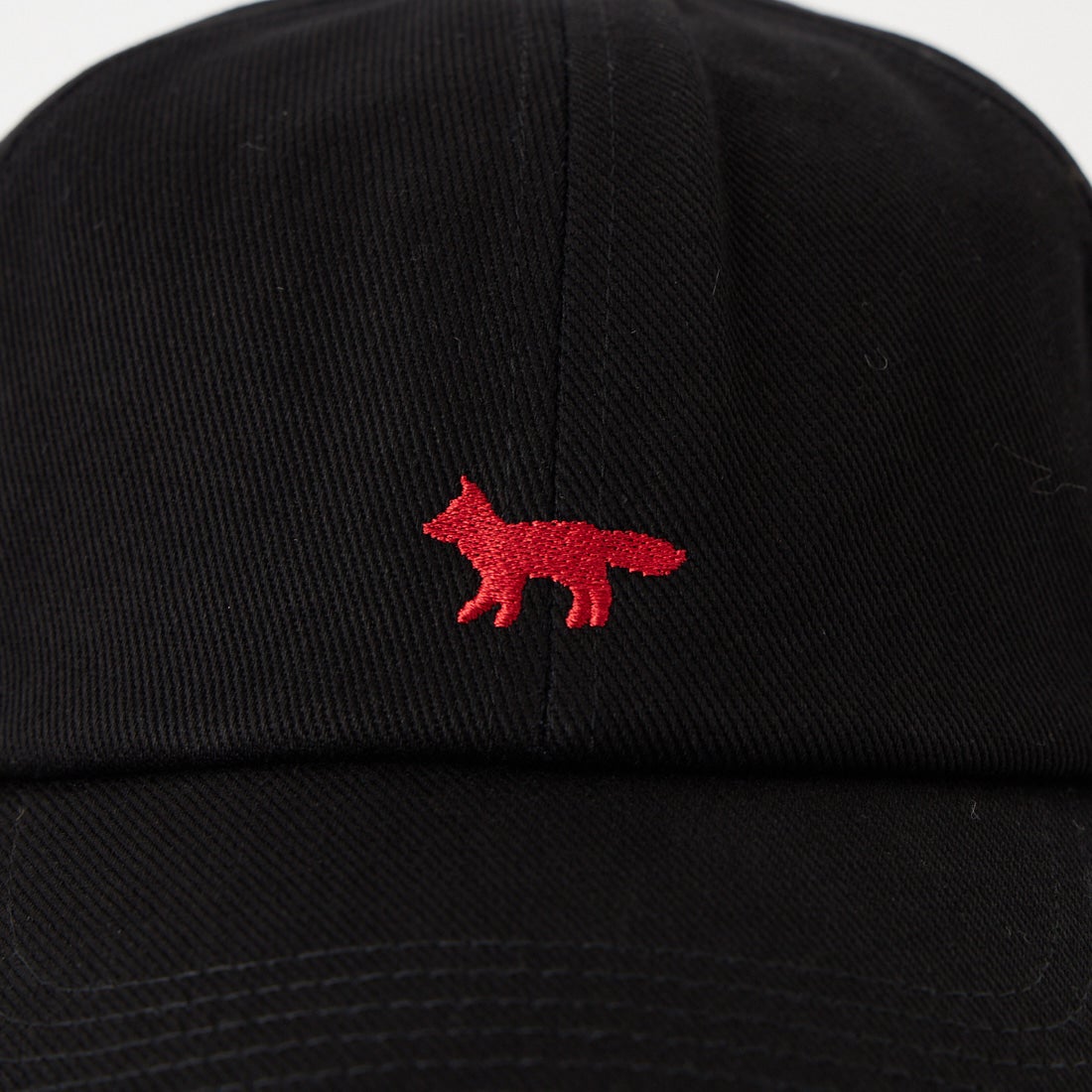 MAISON KITSUNE [メゾン キツネ] プロフィール フォックス キャップ [MRUAH04WW0096] P199 BLACK