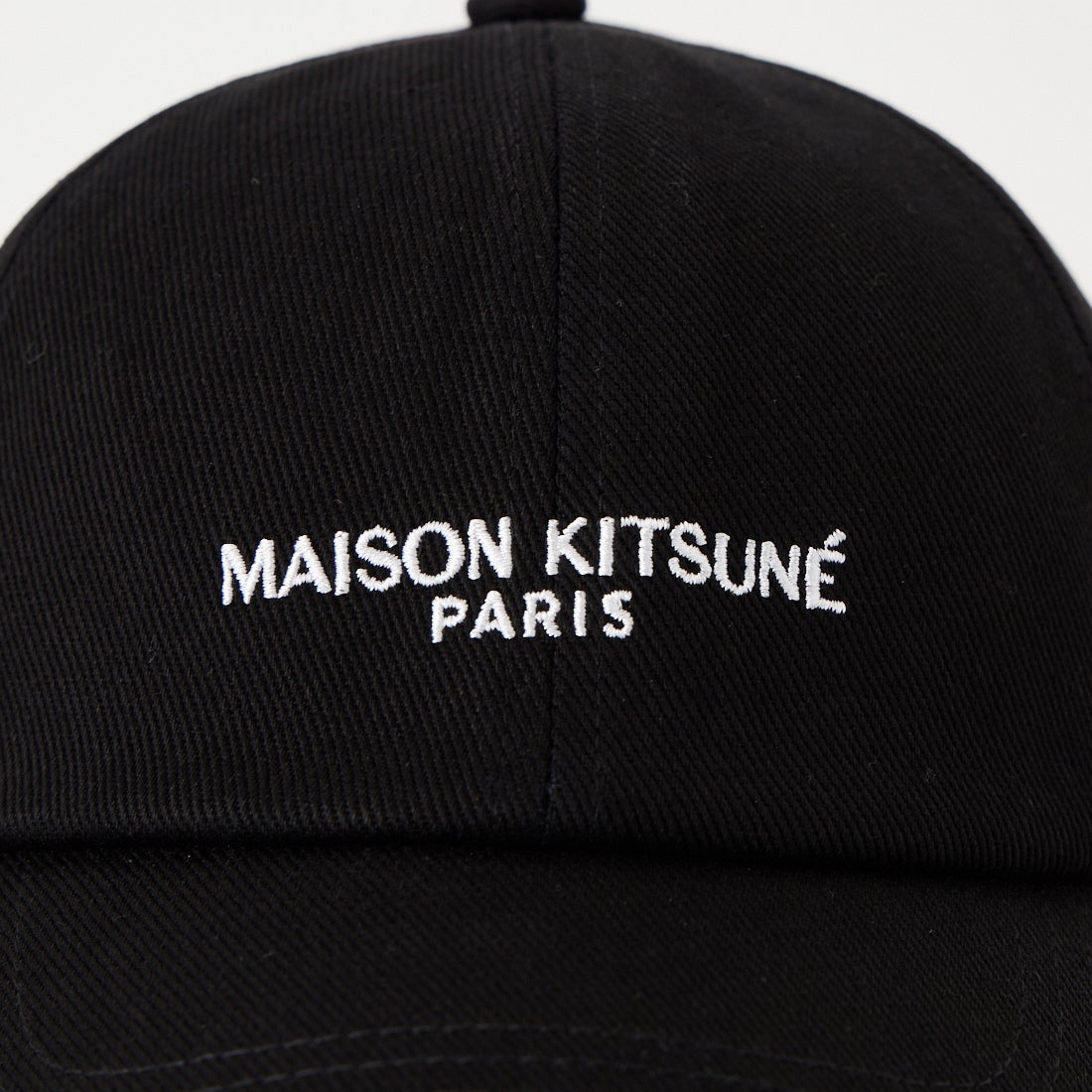 MAISON KITSUNE [メゾン キツネ] MAISON KITSUNE PARIS キャップ [MRUAH07WW0096] P199 BLACK