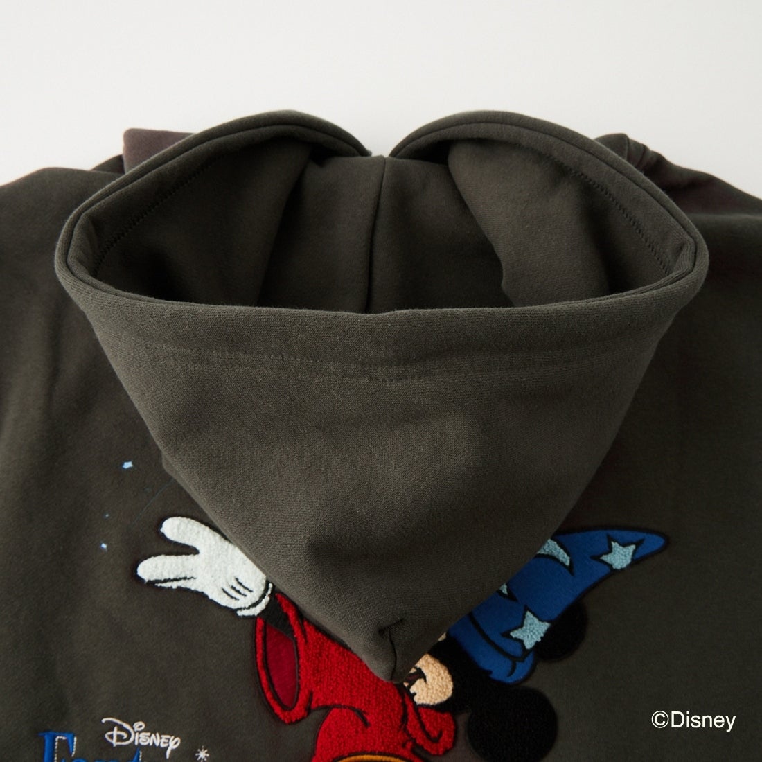 AntiBal × Disney [アンティバル × ディズニー] ファンタジア / 裏起毛刺繍パーカー [264AN1PK135] GRY