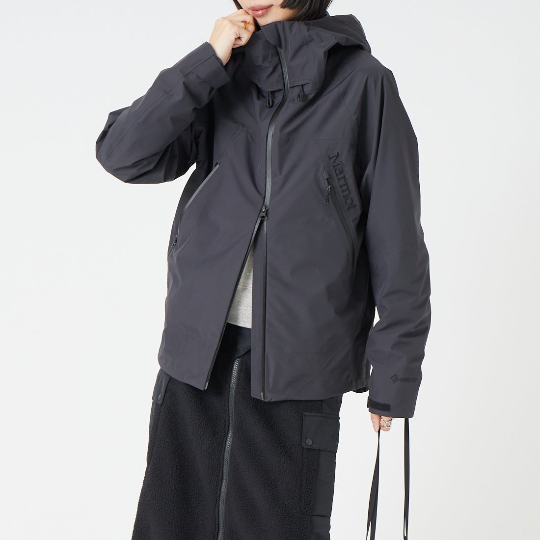 BLACK&&モデル身長：162cm 着用サイズ：S&&