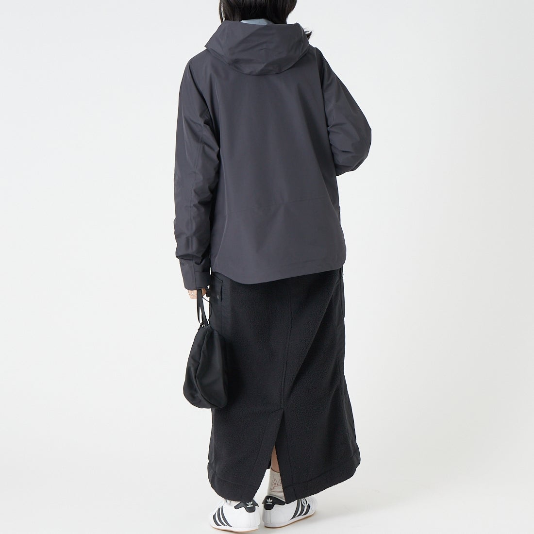 Marmot [マーモット] ゴアテックス フレイジャケット [MTSS26MRN001] BLACK &&モデル身長：162cm 着用サイズ：S&&