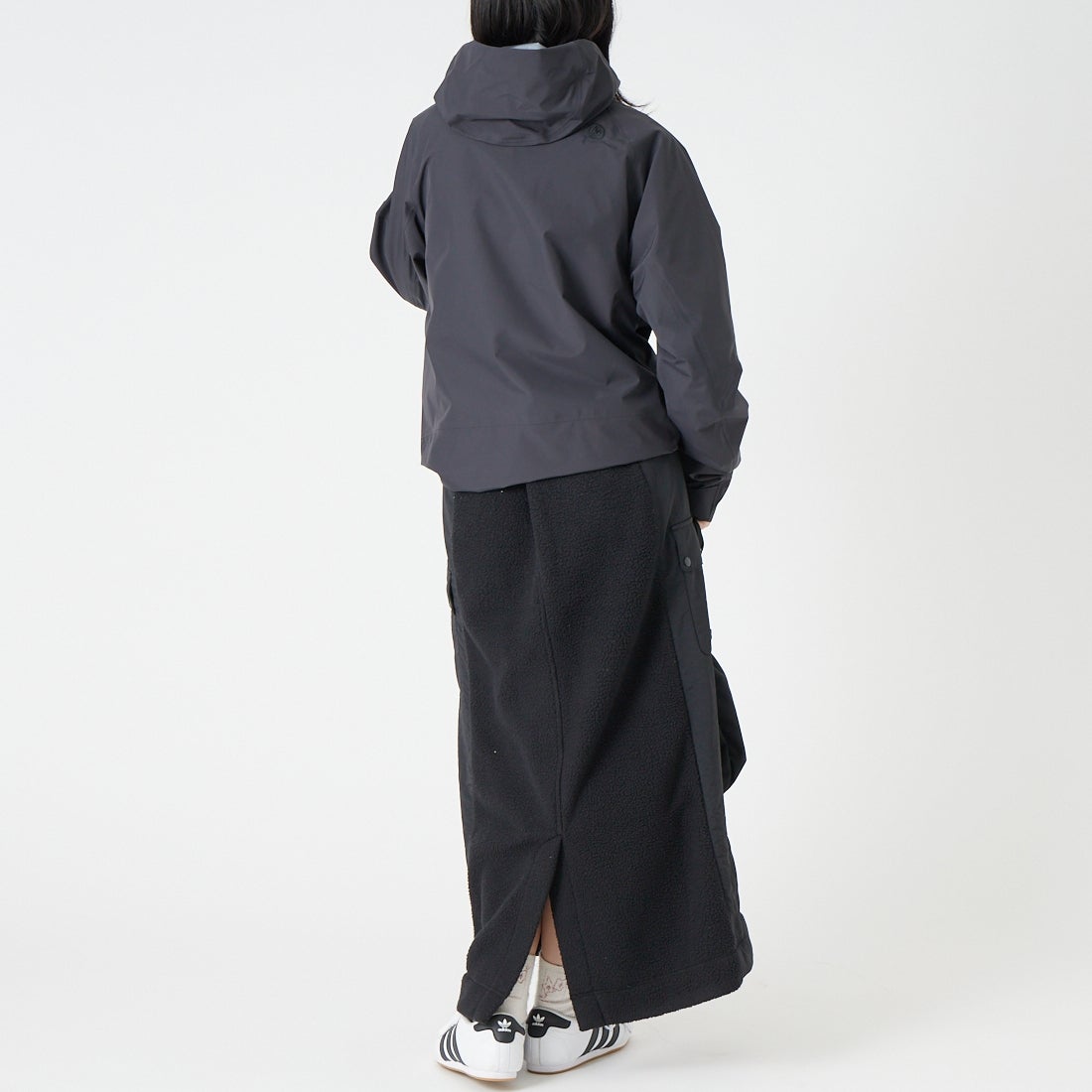 Marmot [マーモット] ゴアテックス フレイジャケット [MTSS26MRN001] BLACK &&モデル身長：162cm 着用サイズ：S&&