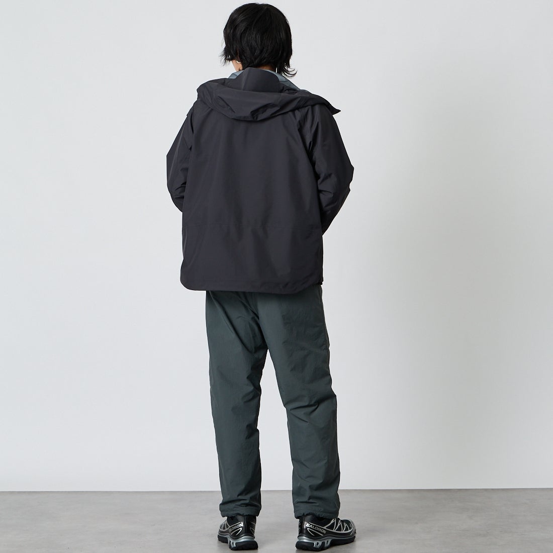 Marmot [マーモット] ゴアテックス フレイジャケット [MTSS26MRN001] BLACK &&モデル身長：177cm 着用サイズ：M&&